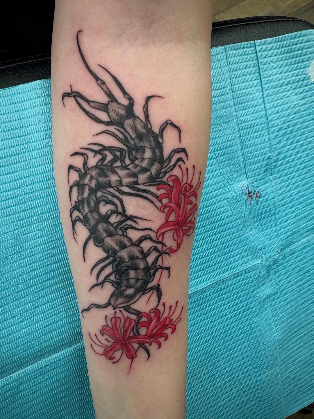 Tattoo by @robbiereeltattoo — dark_realism