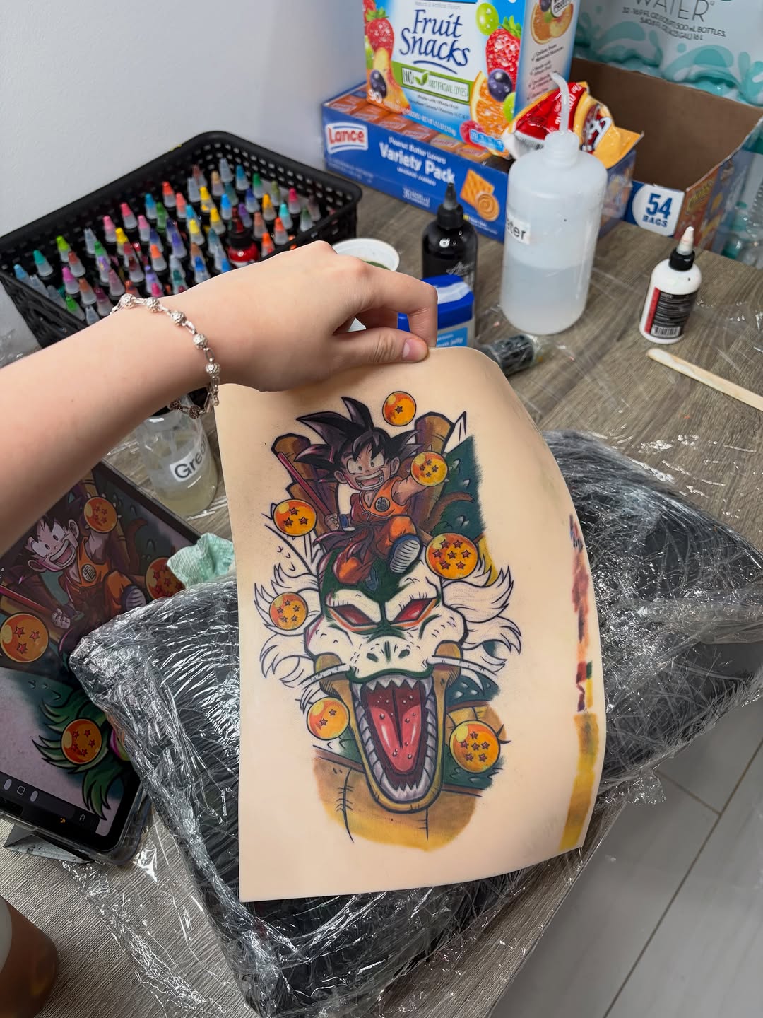 Tattoo by @_justq_inkkk โ anime
