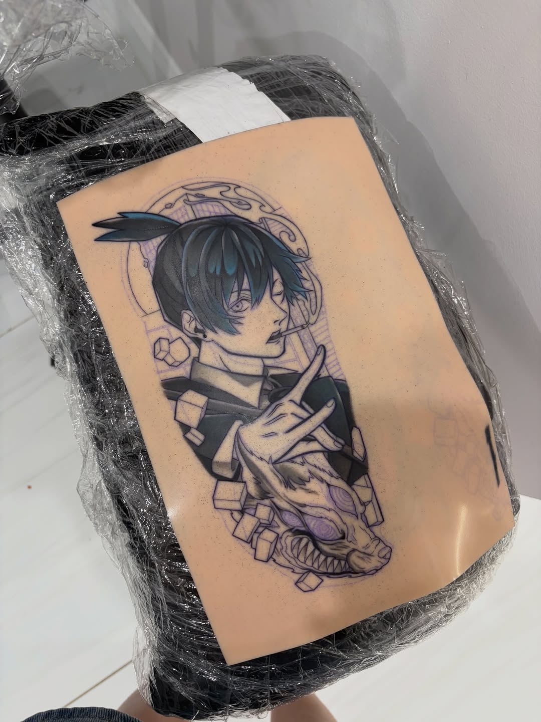 Tattoo by @_justq_inkkk โ anime