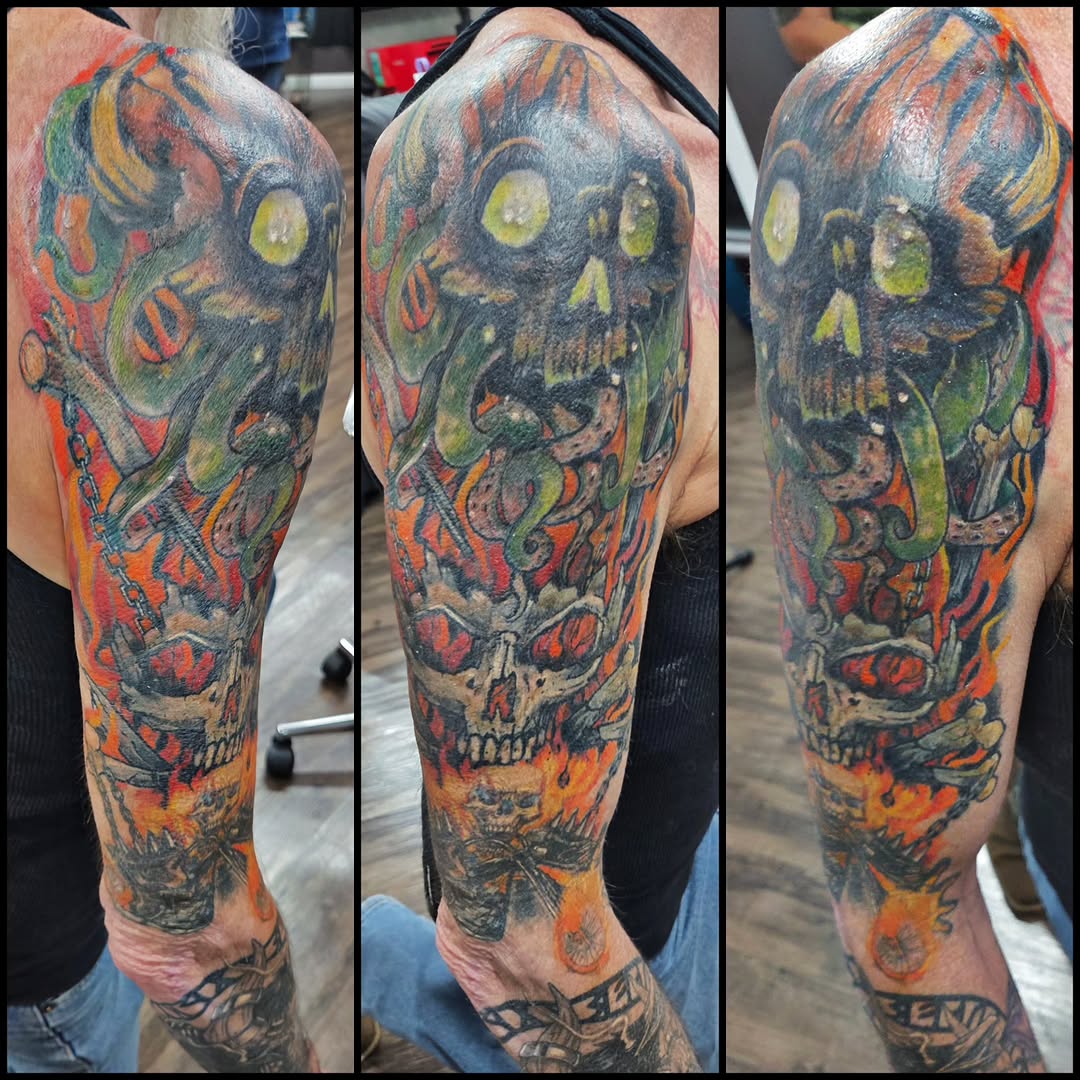 Tattoo by @tattymatty999 — dark_realism, illustrative