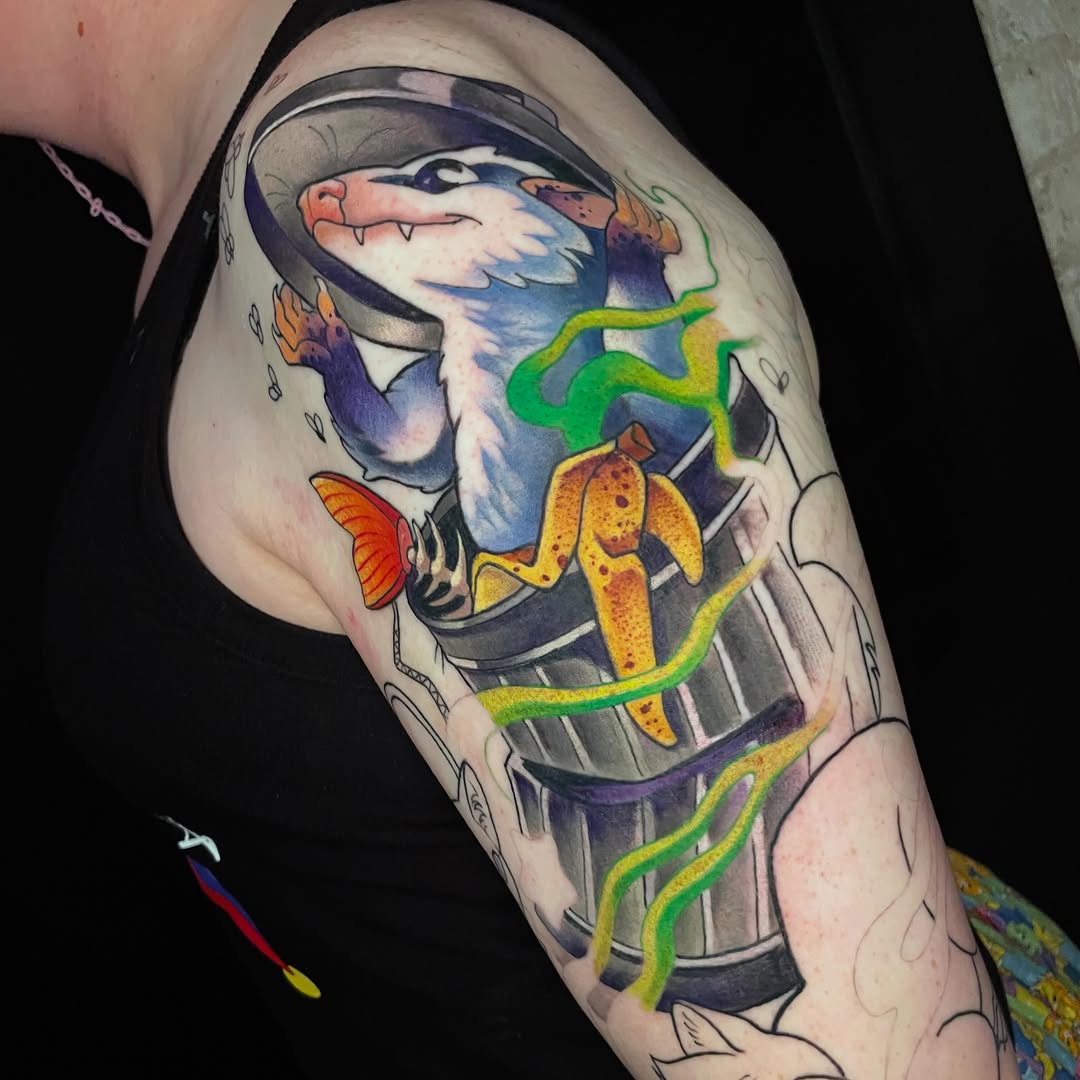 Tattoo by @necromandi — new_school