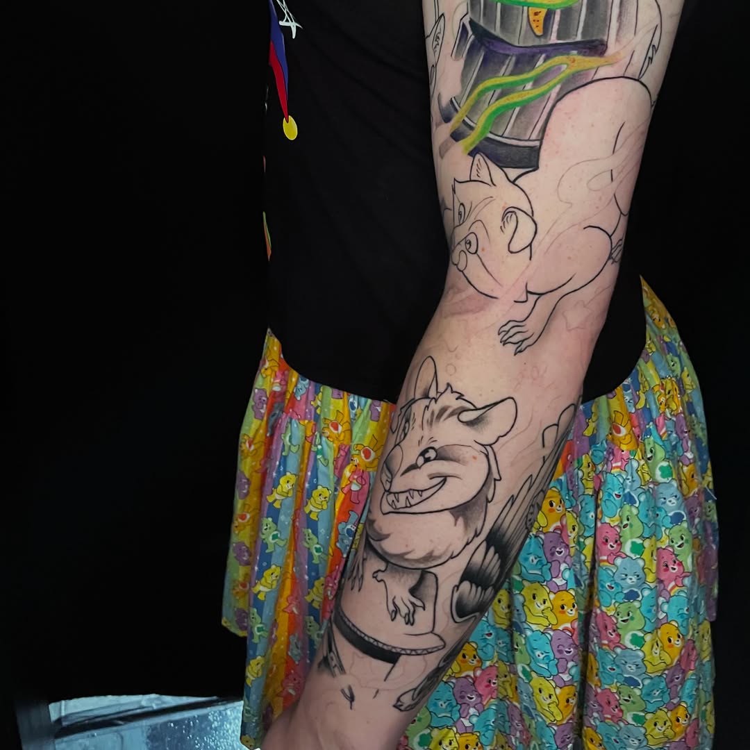 Tattoo by @necromandi β illustrative, new_school