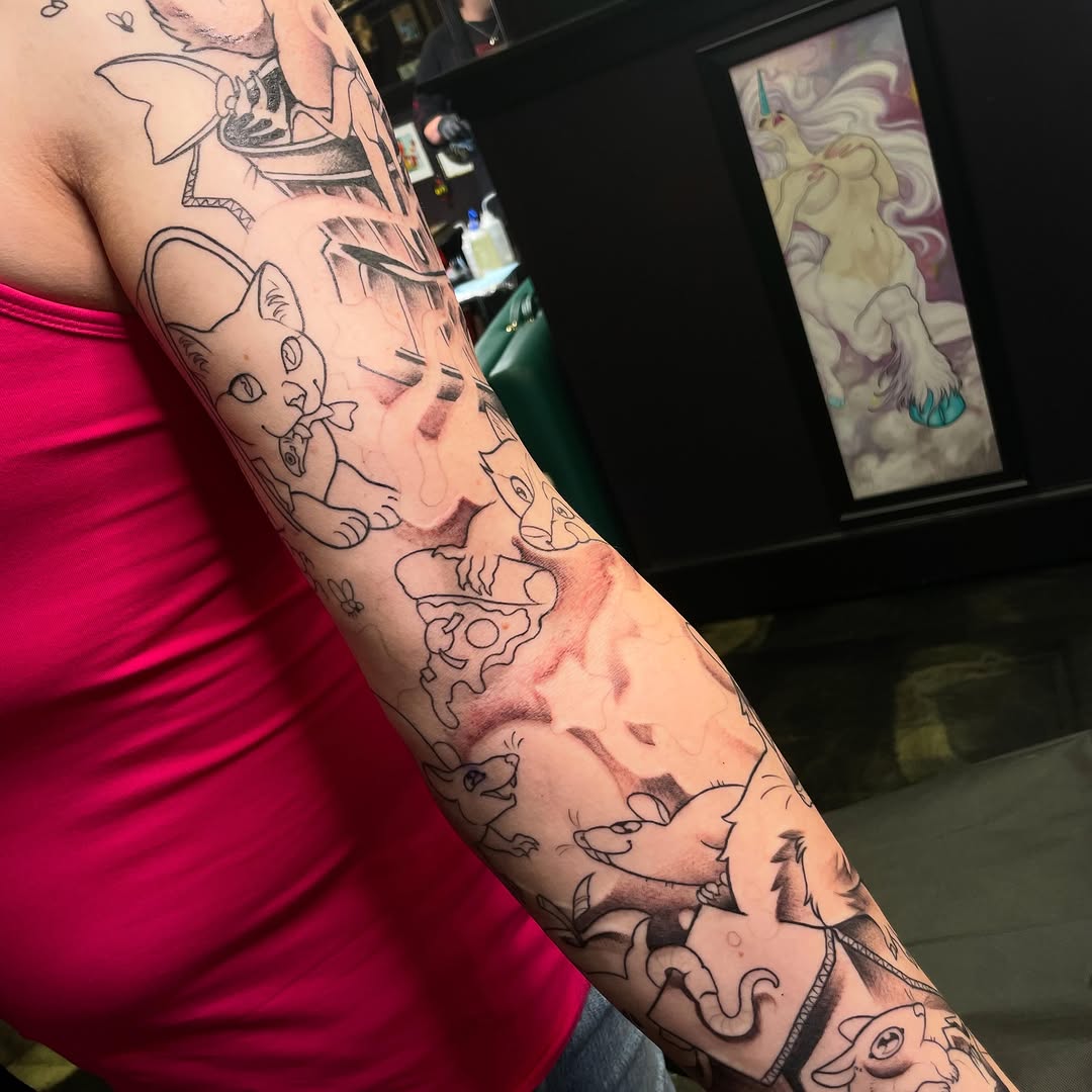 Tattoo by @necromandi β illustrative, new_school