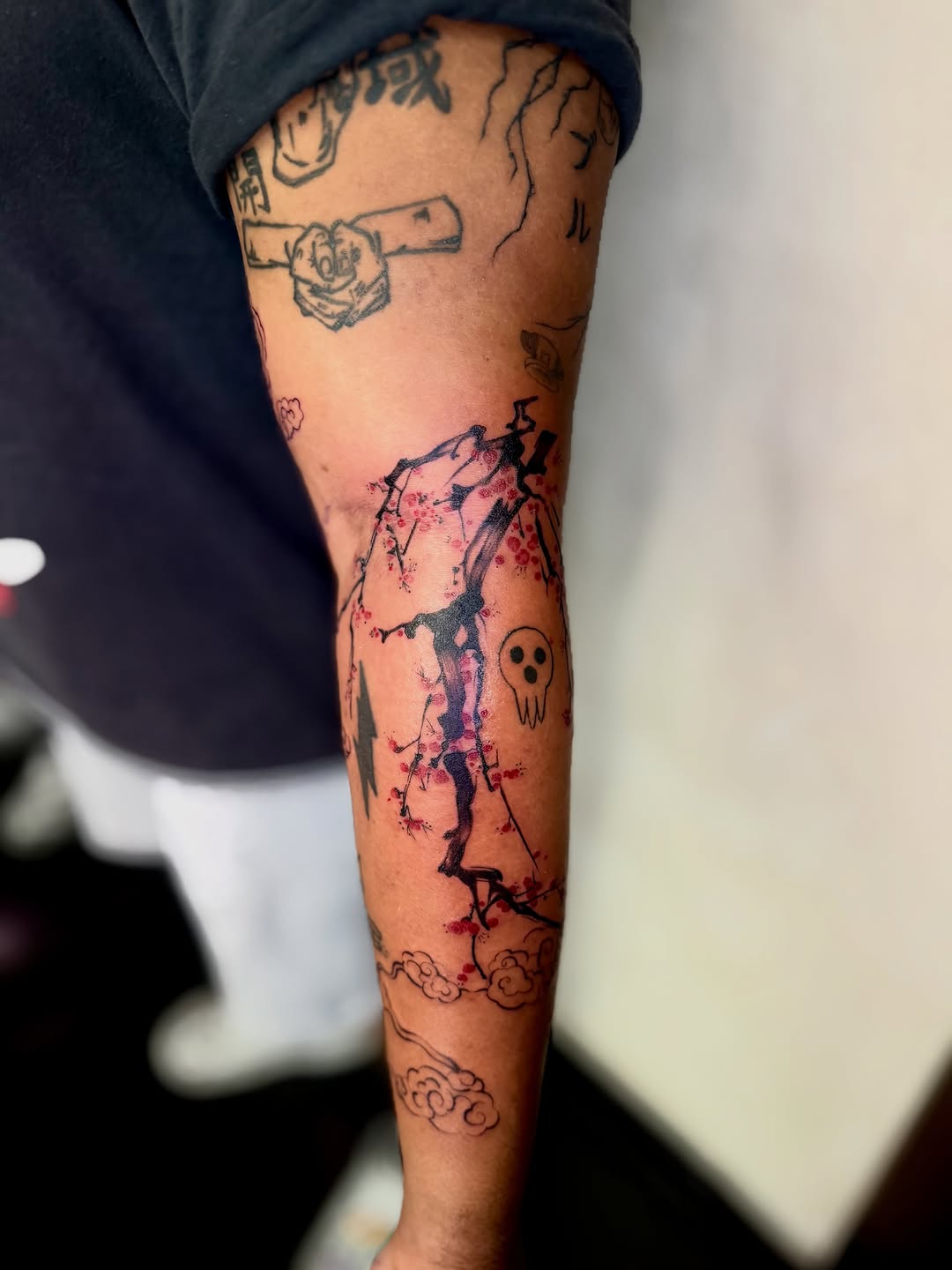 Tattoo by @sonamachine β illustrative, black_and_grey
