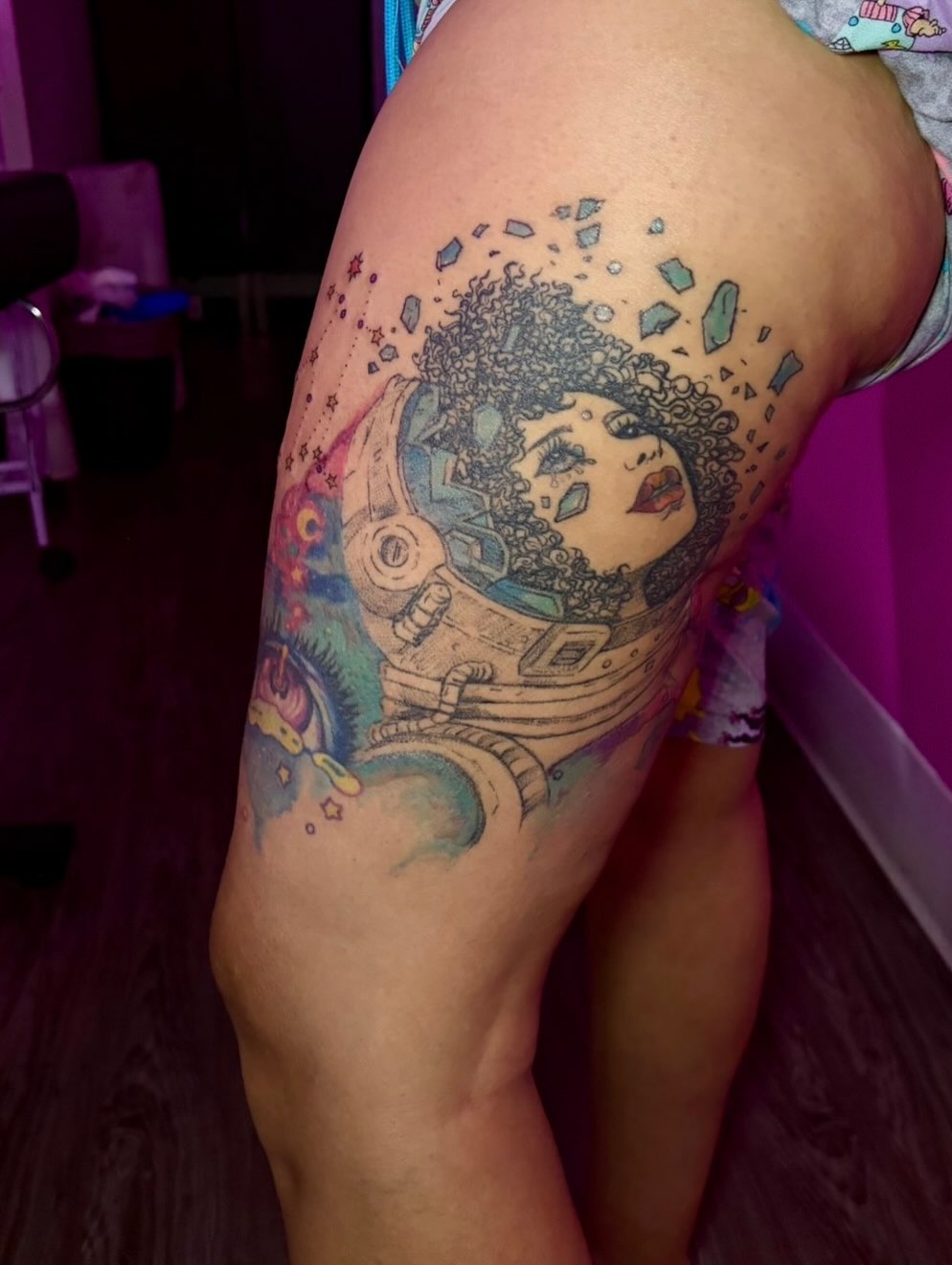 Tattoo by @pinklavishtattoos โ illustrative, watercolor