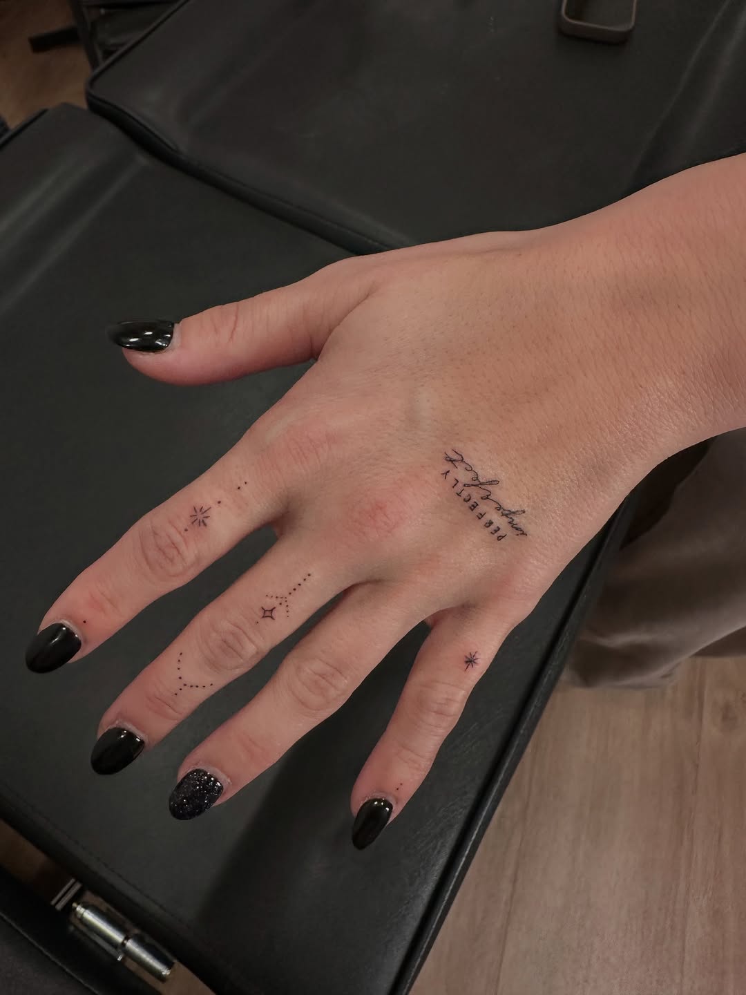 Tattoo by @syds.studio.nd — fine_line, lettering_script