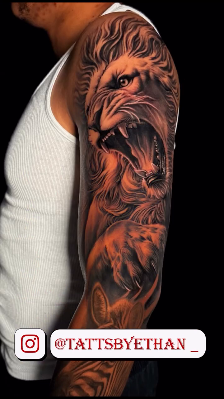 Tattoo by @tattsbyethan_ — realism, black_and_grey