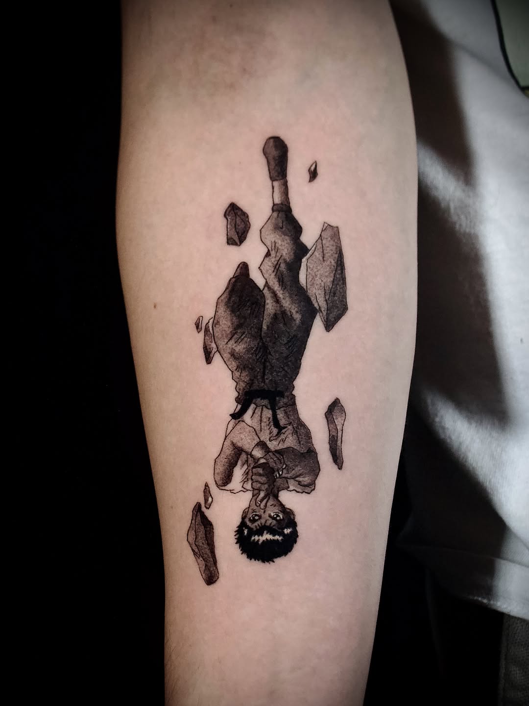 Tattoo by @kan.artistt — anime