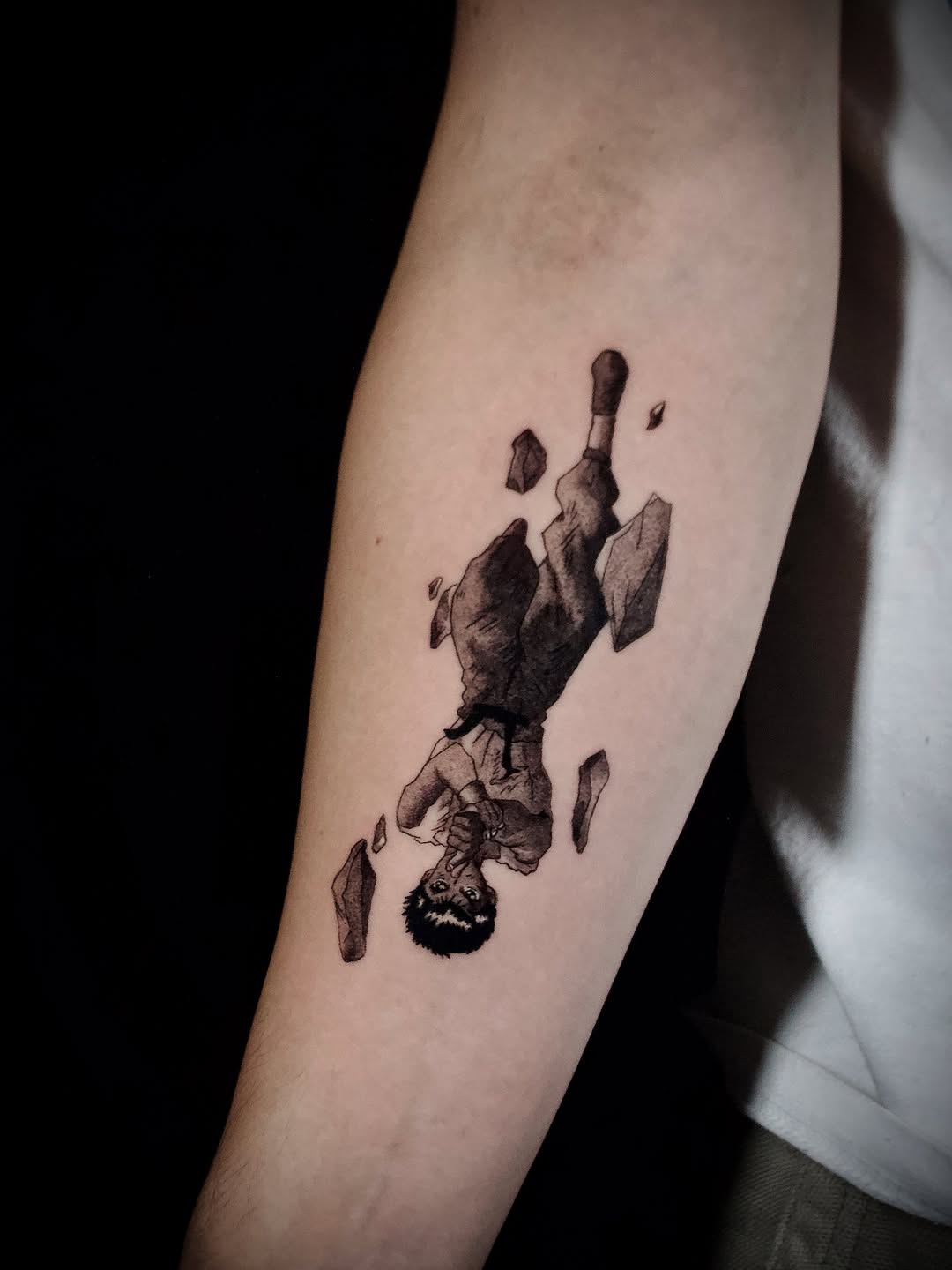 Tattoo by @kan.artistt — anime