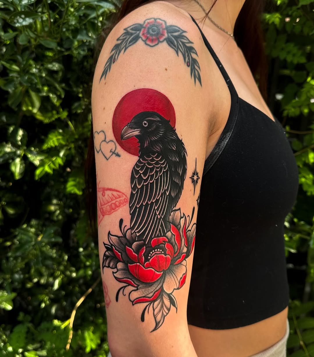 Tattoo by @gabbytolley_ink — illustrative, black_and_grey