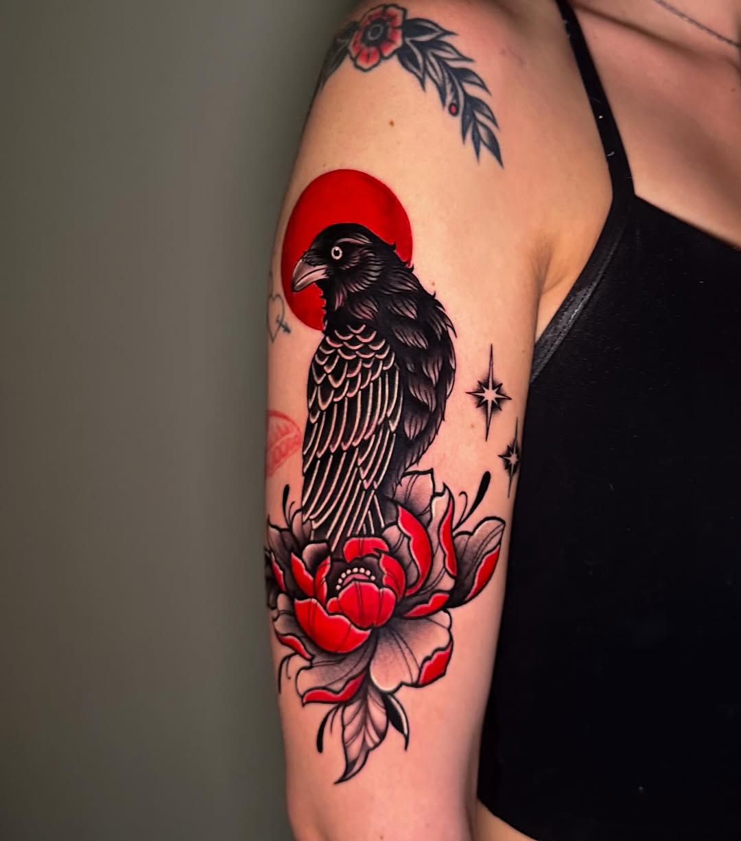 Tattoo by @gabbytolley_ink — illustrative, black_and_grey