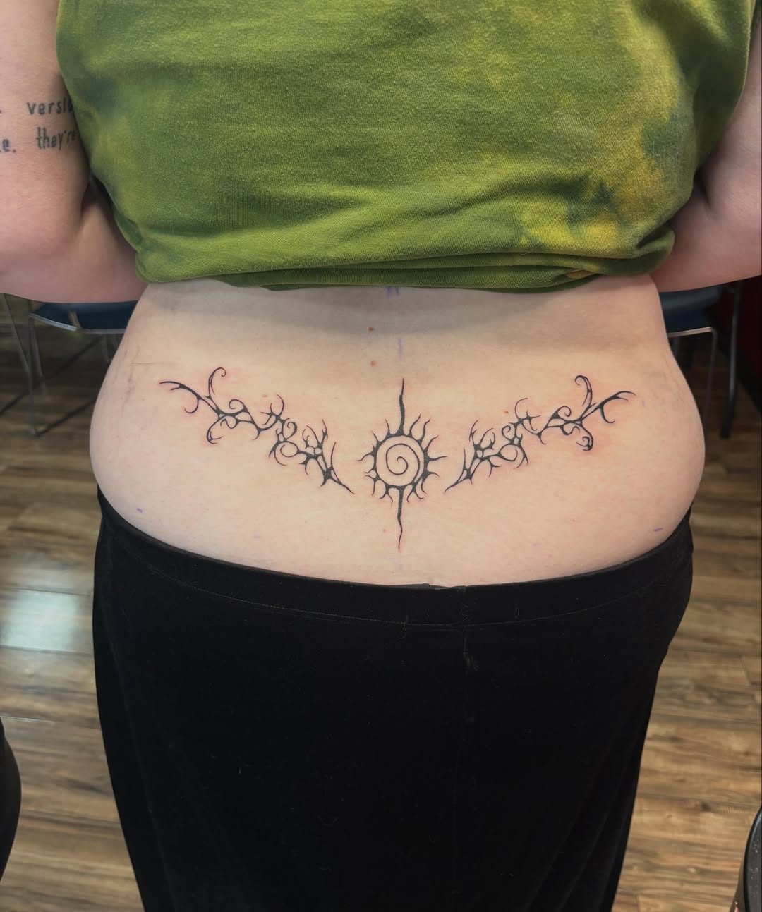 Tattoo by @lifeiscitrus — blackwork, ornamental