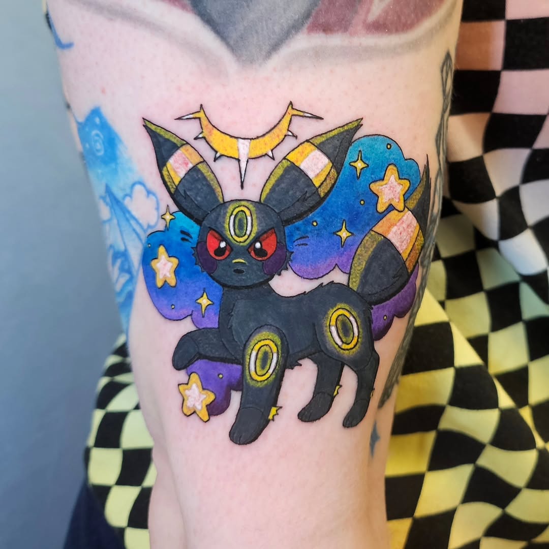 Tattoo by @grayscaleskies — anime