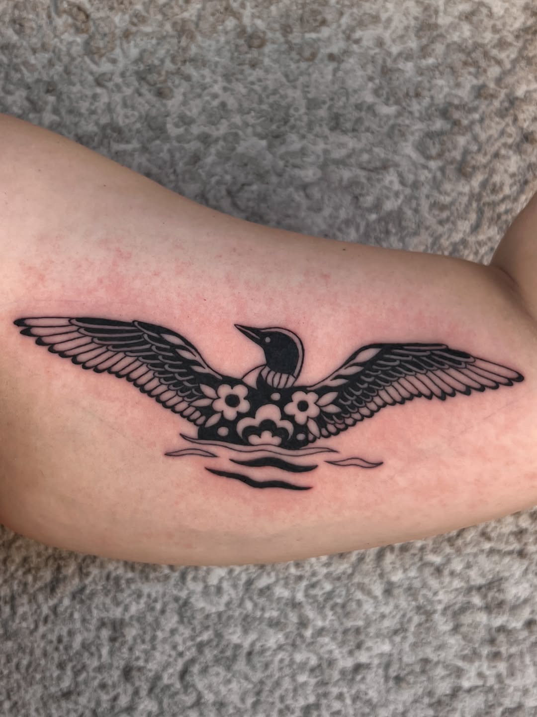 Tattoo by @latebloomertattoosmn — blackwork, ornamental