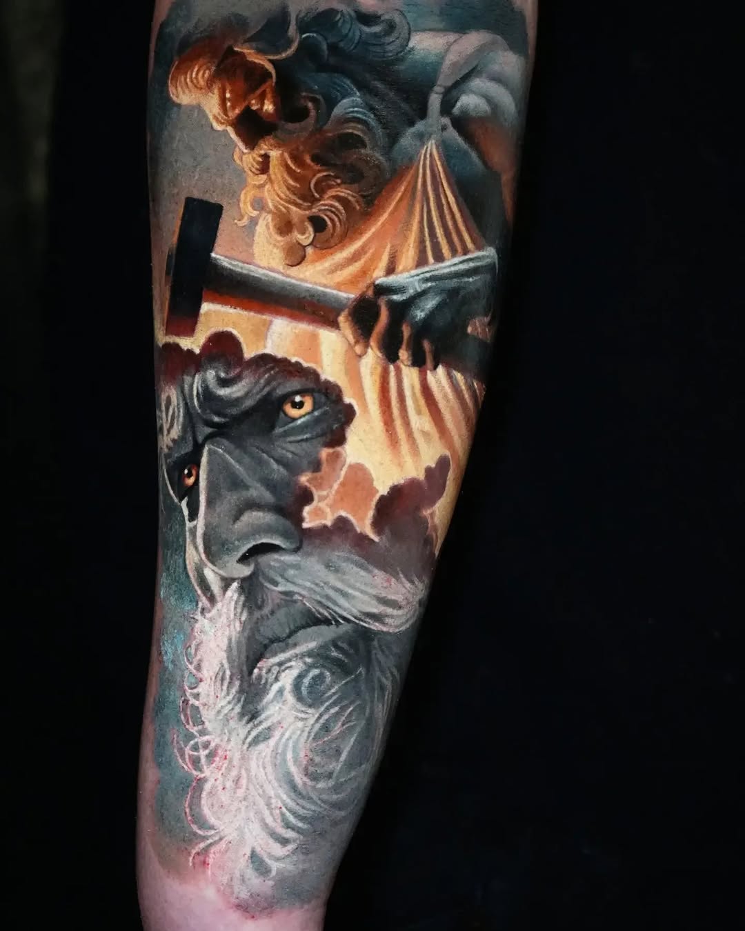 Tattoo by @boneythetattooer — realism, dark_realism
