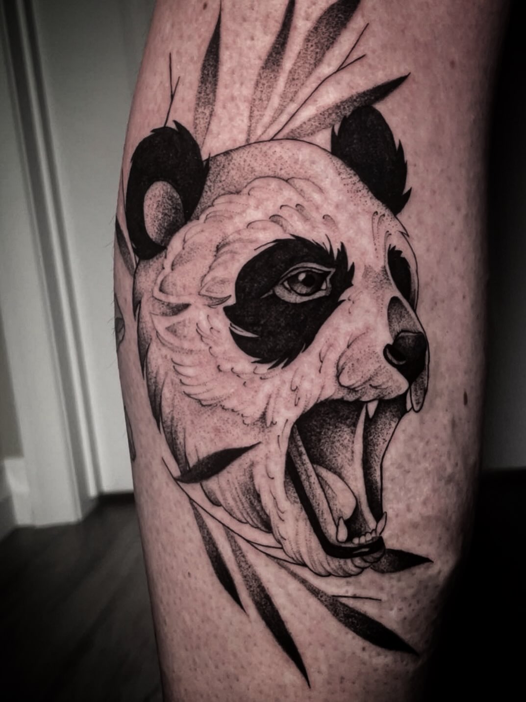 Tattoo by @sm.art.istry — black_and_grey, realism