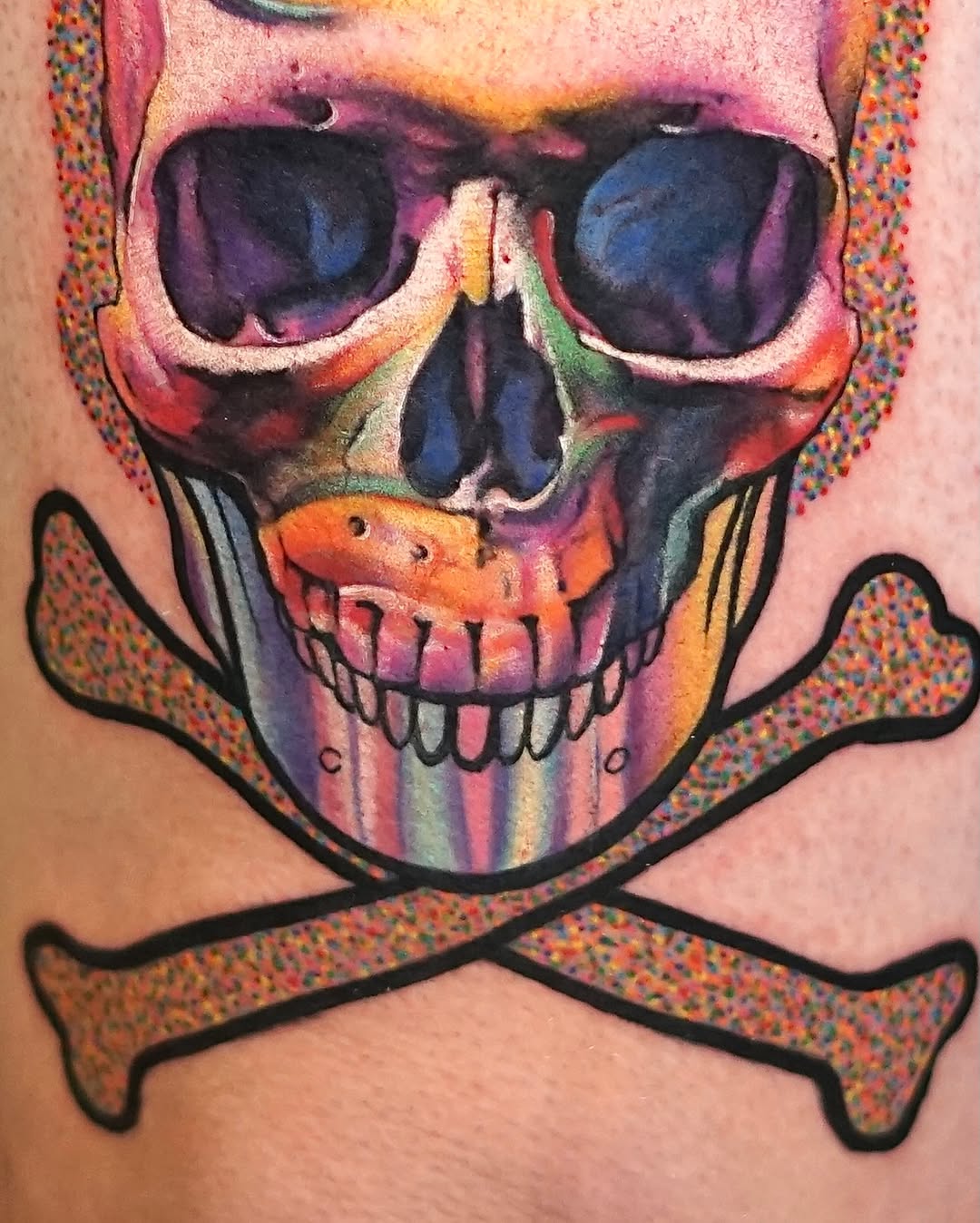 Tattoo by @jaer_tattoo — new_school, trash_polka