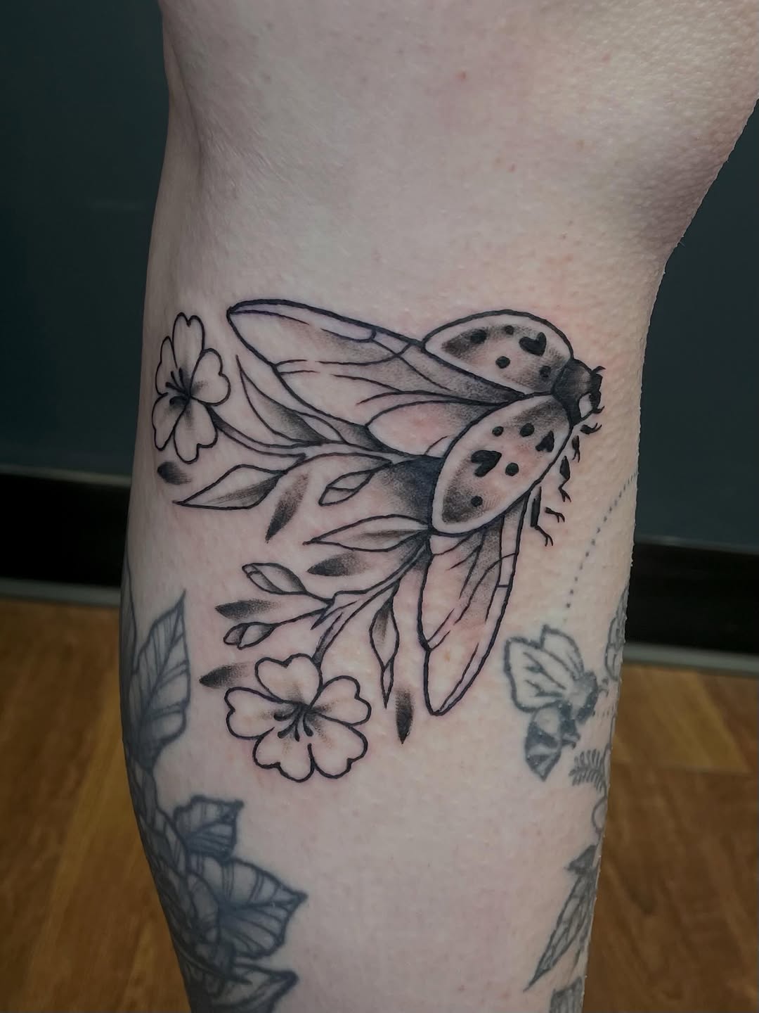 Tattoo by @prettyugly.sem — fine_line, black_and_grey