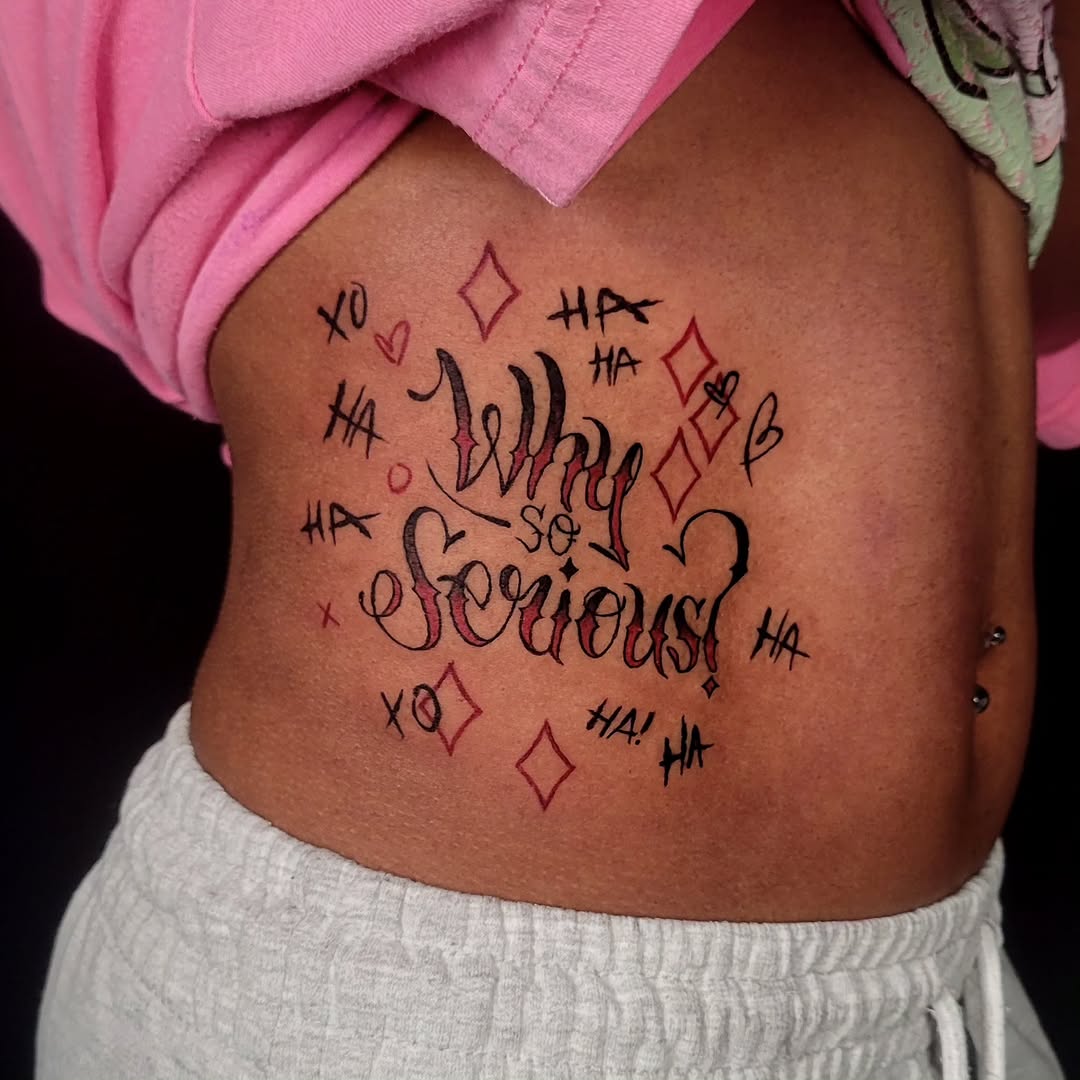Tattoo by @sarah_tone_ink — lettering_script