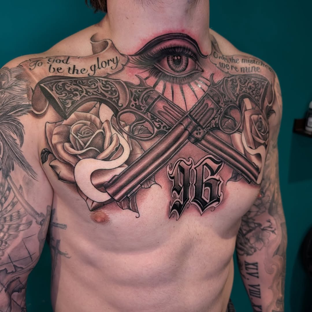 Tattoo by @arik.tattoo โ black_and_grey, realism