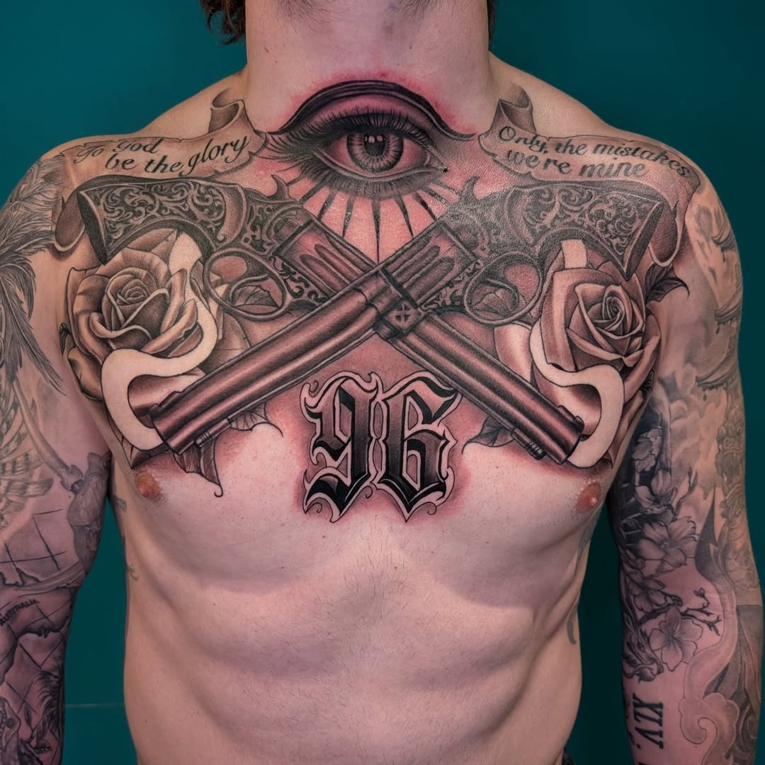 Tattoo by @arik.tattoo โ black_and_grey, lettering_script