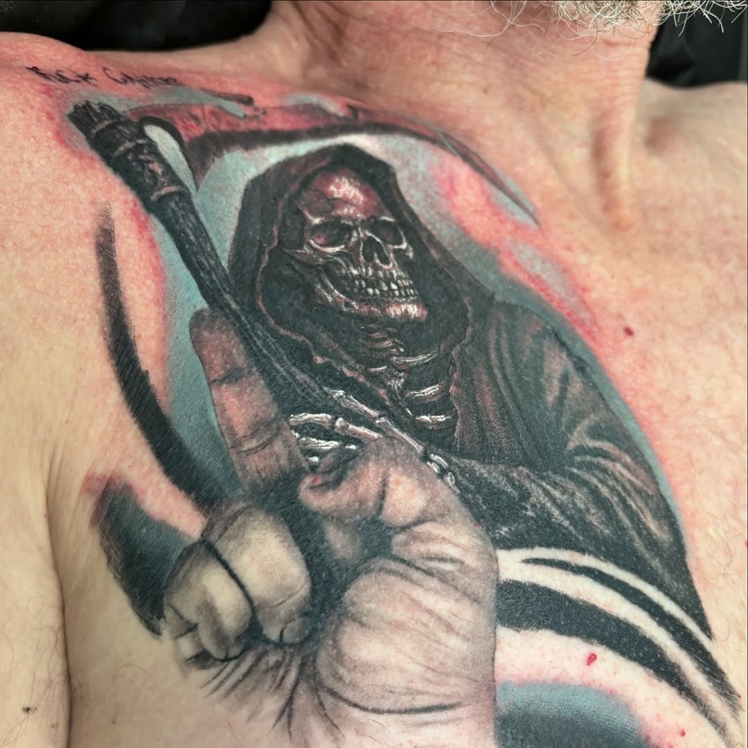 Tattoo by @tattoosbyutah β realism, dark_realism