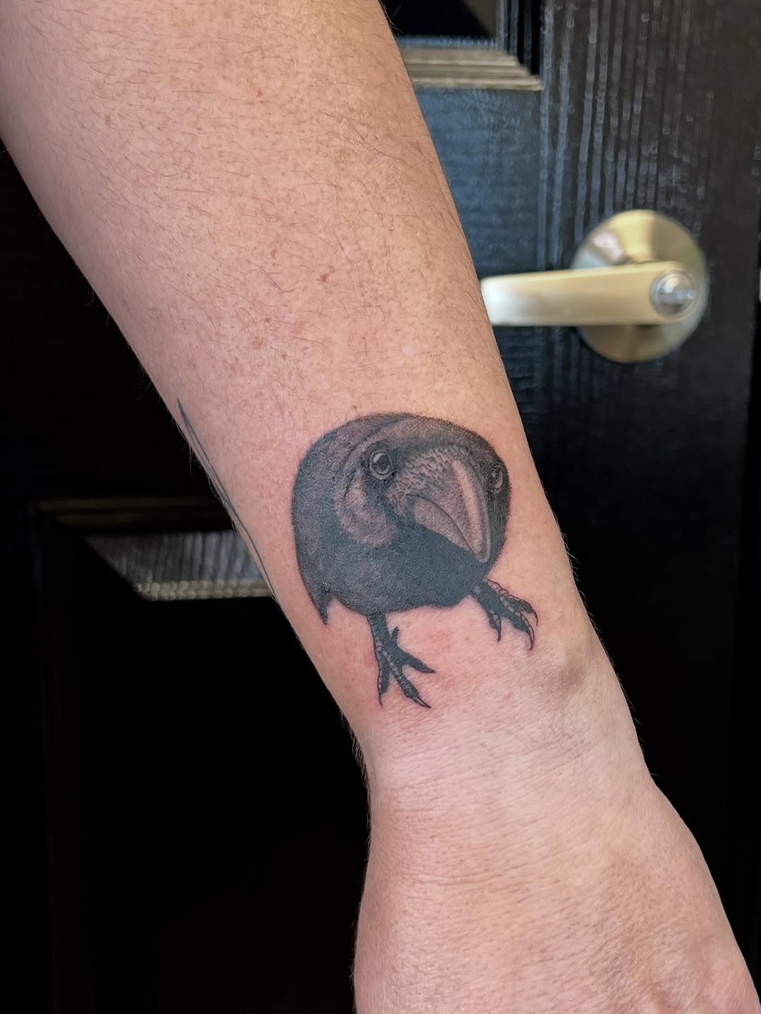 Tattoo by @presley.tattoos — realism, black_and_grey