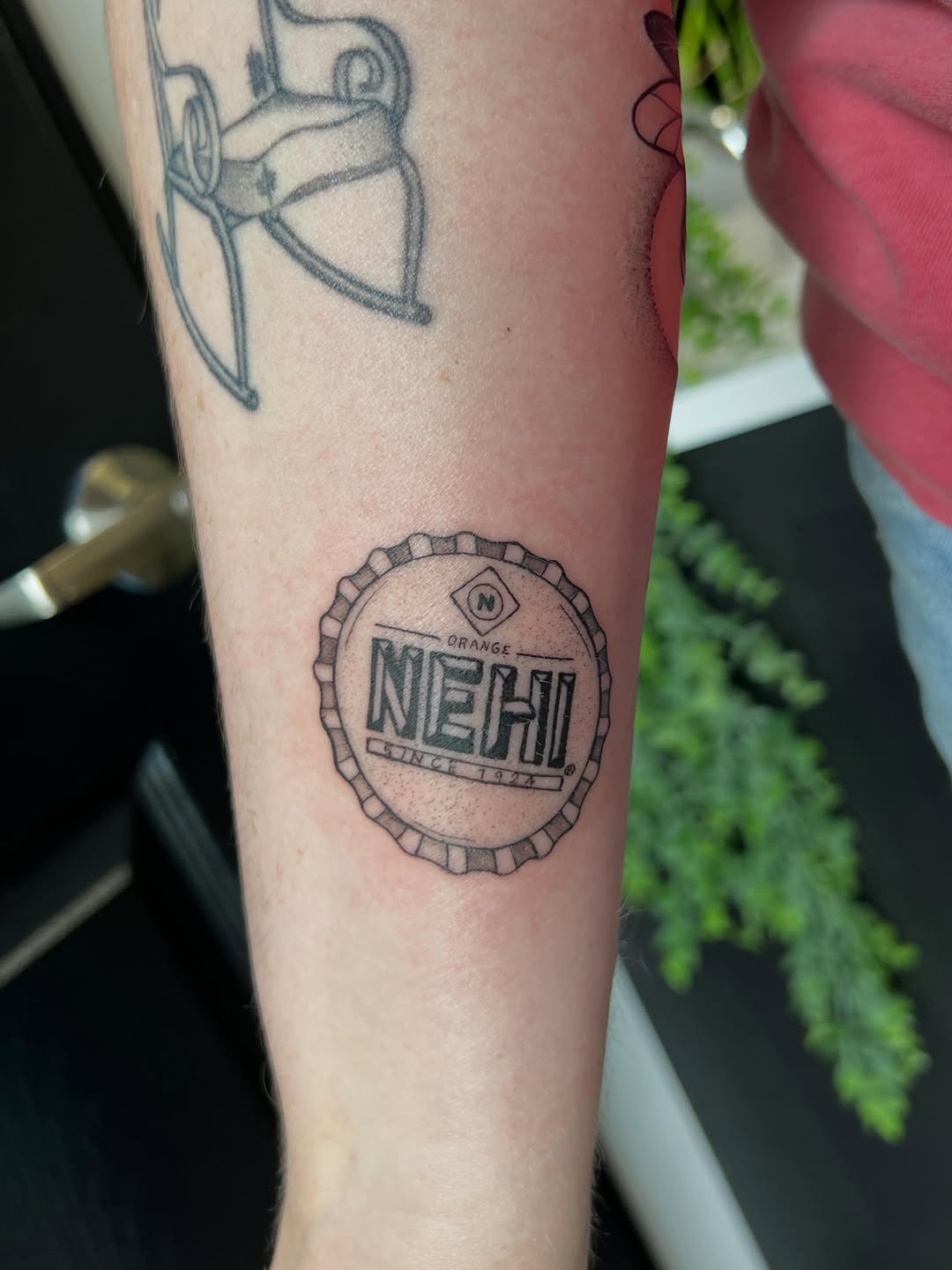 Tattoo by @presley.tattoos — illustrative, lettering_script