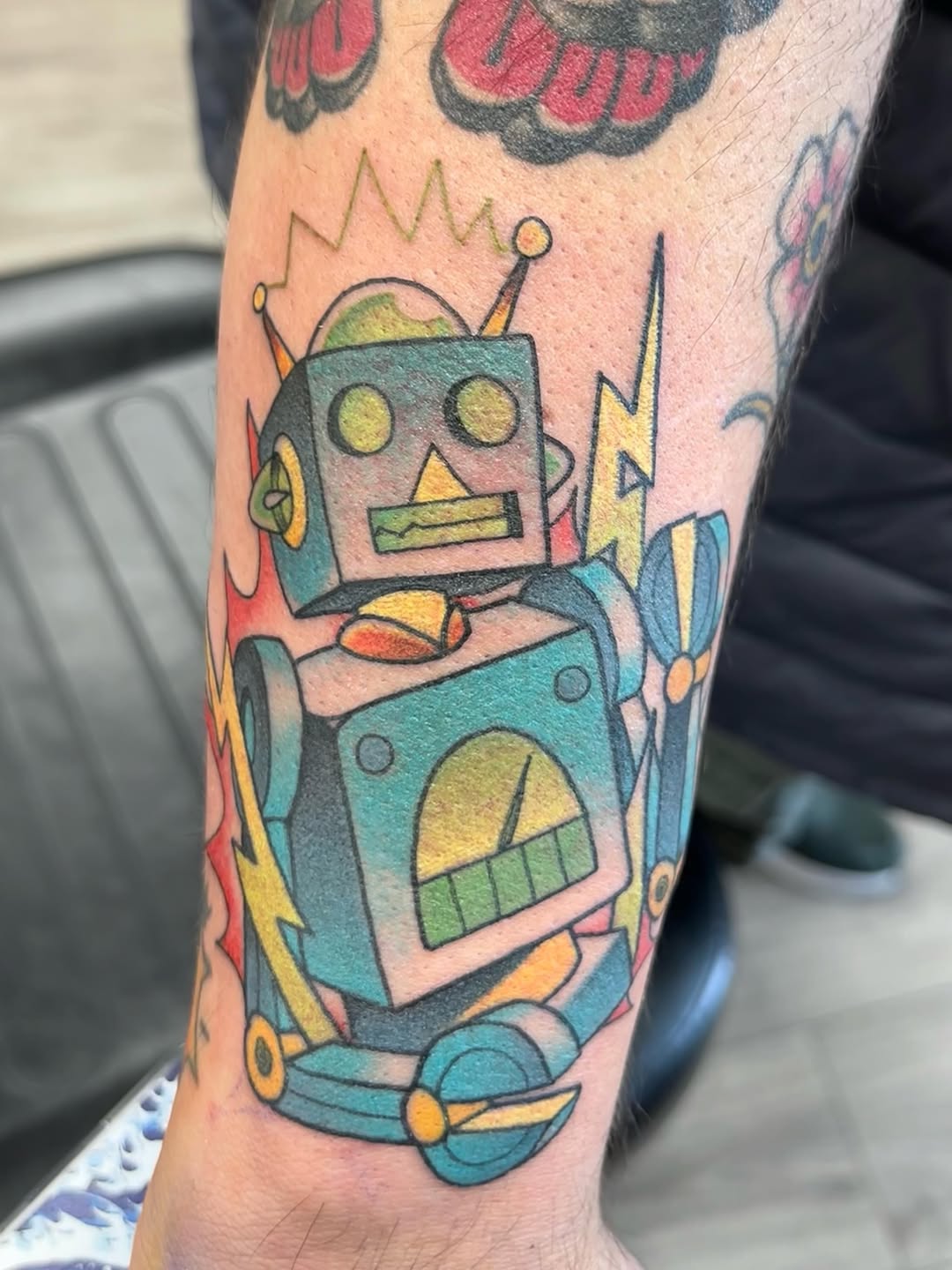 Tattoo by @leith_tattoo — new_school