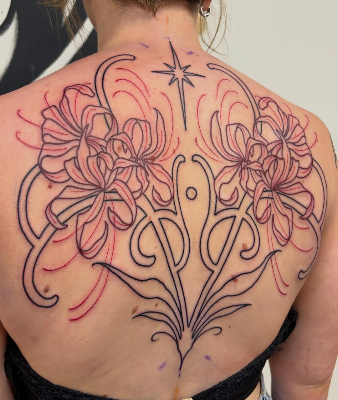 Tattoo by @kaylafaytattoos — illustrative, black_and_grey