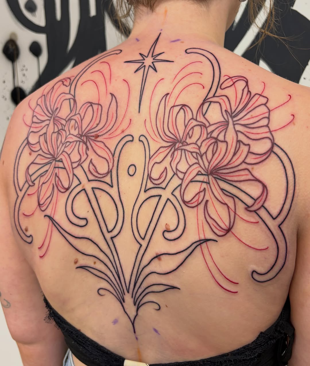 Tattoo by @kaylafaytattoos — illustrative, ornamental