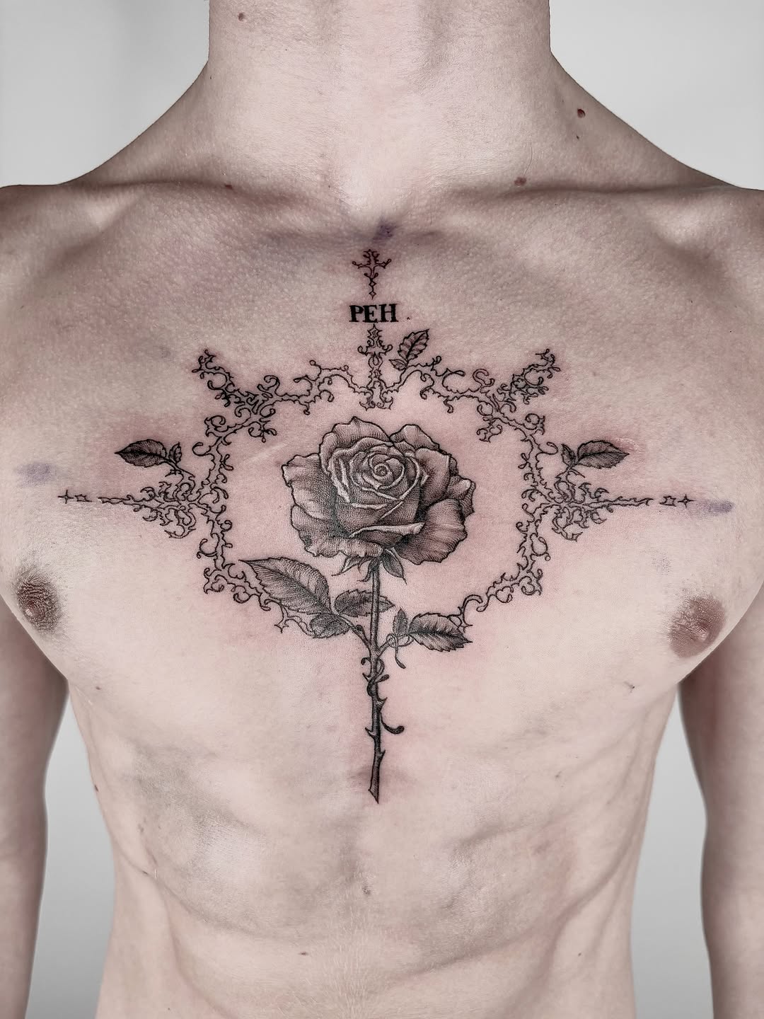 Tattoo by @miss.rage.tattoos — black_and_grey