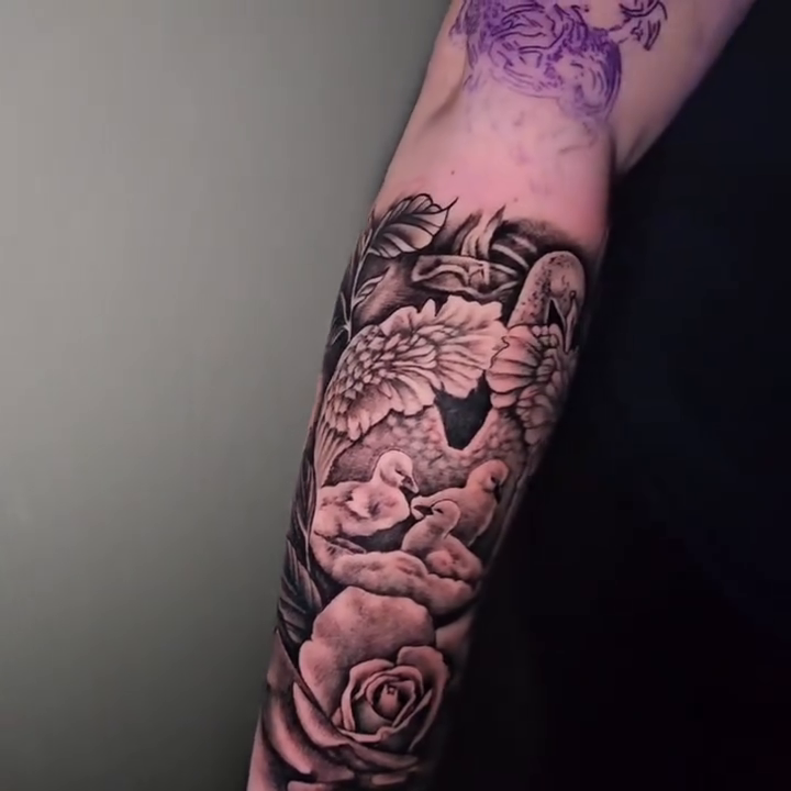 Tattoo by @nikki_se7en_tattoos — realism, black_and_grey