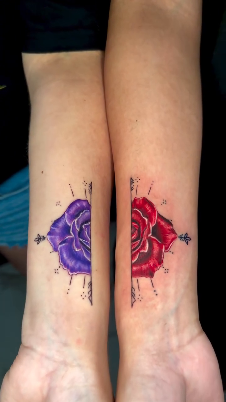 Tattoo by @gogatattooandart — illustrative, dotwork