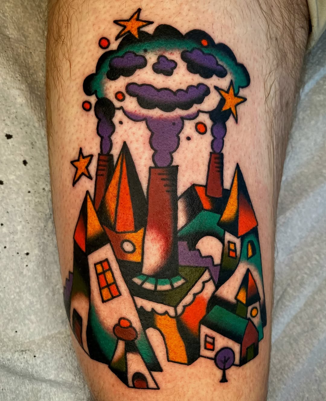 Tattoo by @project.quizard — new_school