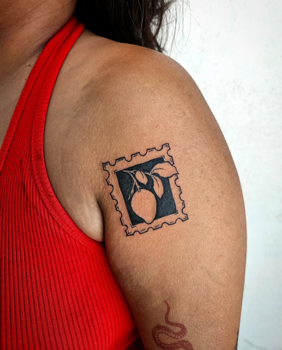 Tattoo by @ghostie_tats — illustrative, blackwork