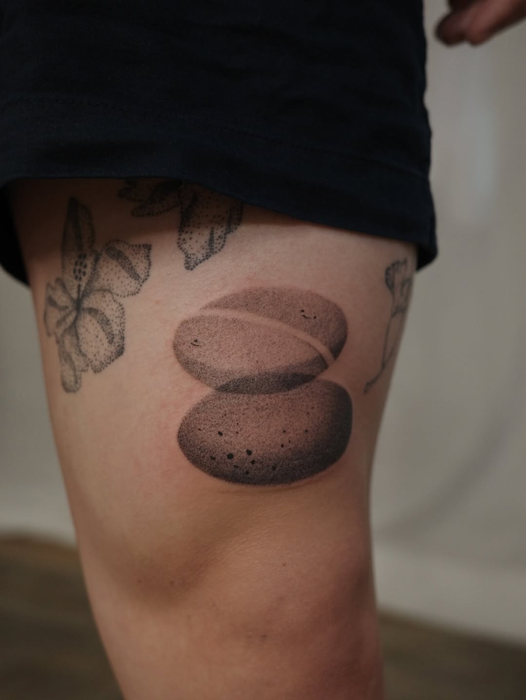 Tattoo by @ginseng.ink — dotwork, black_and_grey