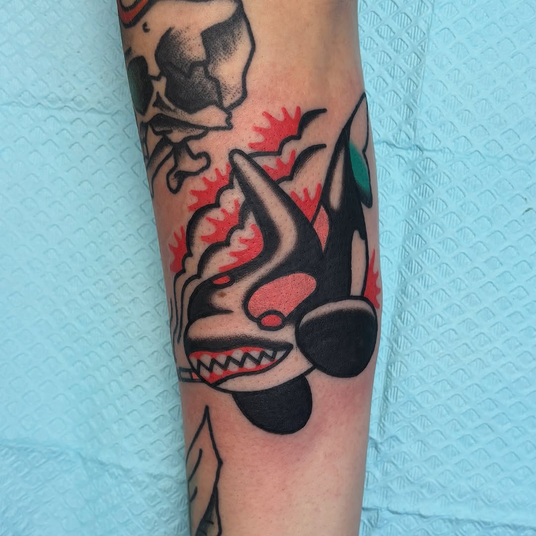 Tattoo by @sawblade_sunken_ship — american_traditional, illustrative