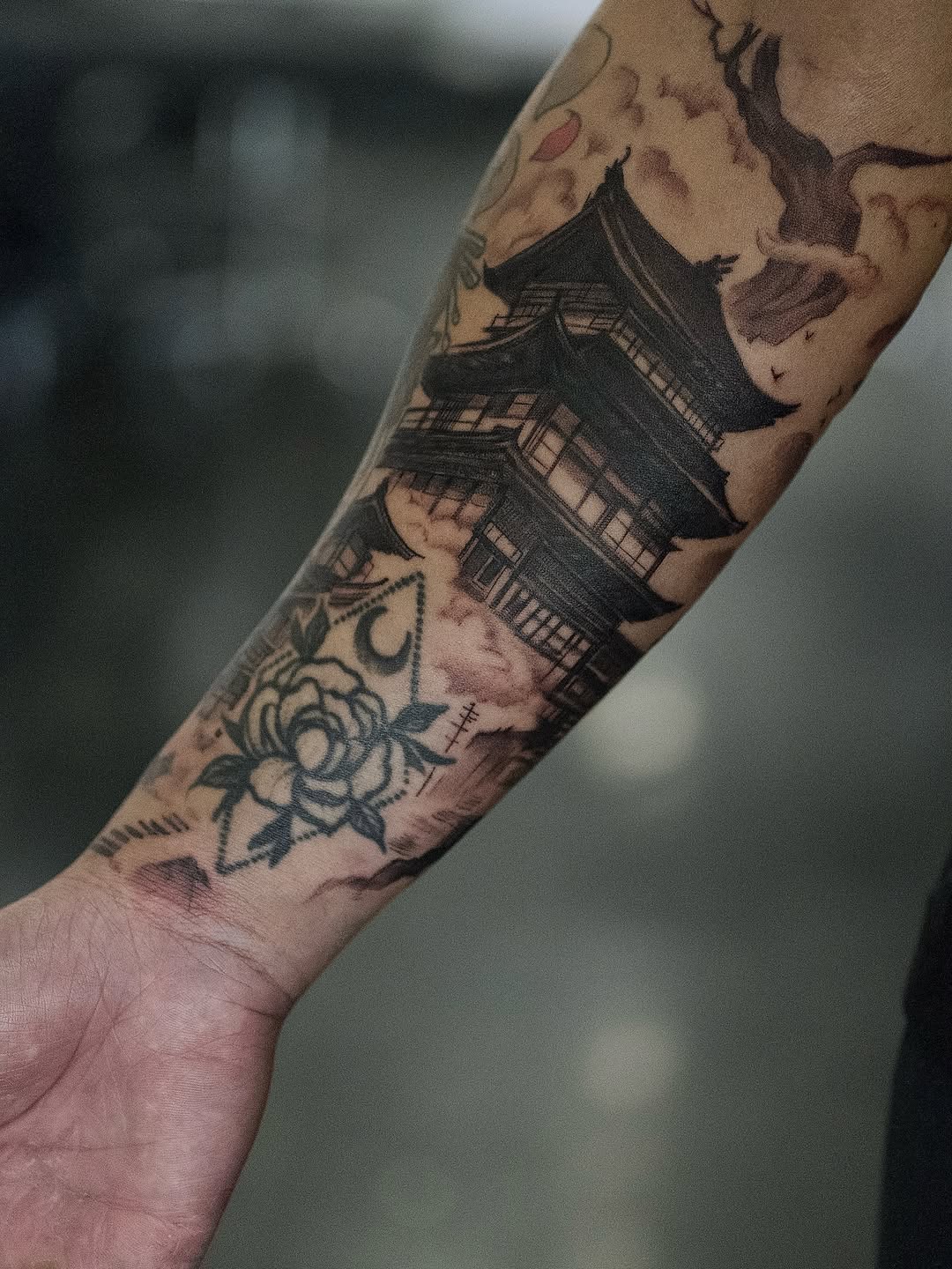 Tattoo by @newbold.tattoo โ illustrative, black_and_grey