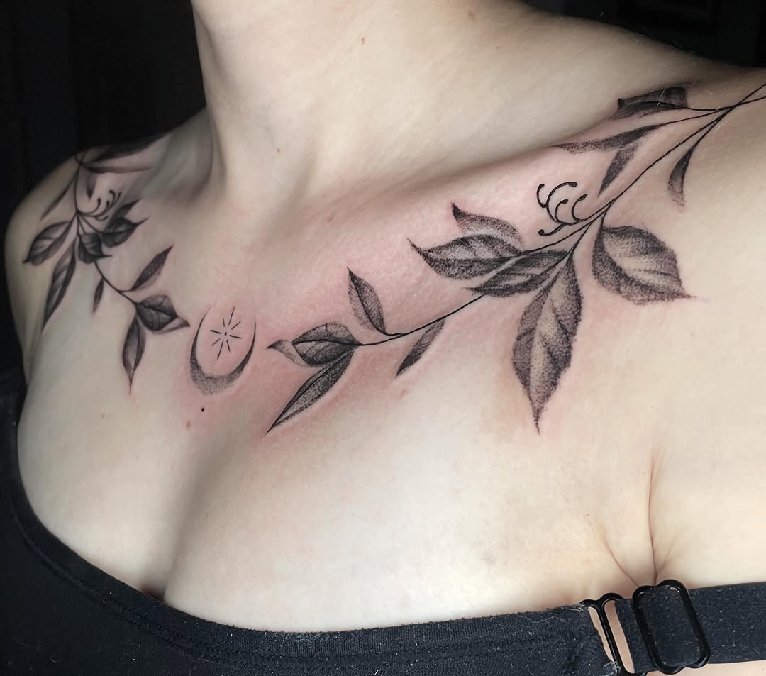 Tattoo by @xens0ul — fine_line, dotwork