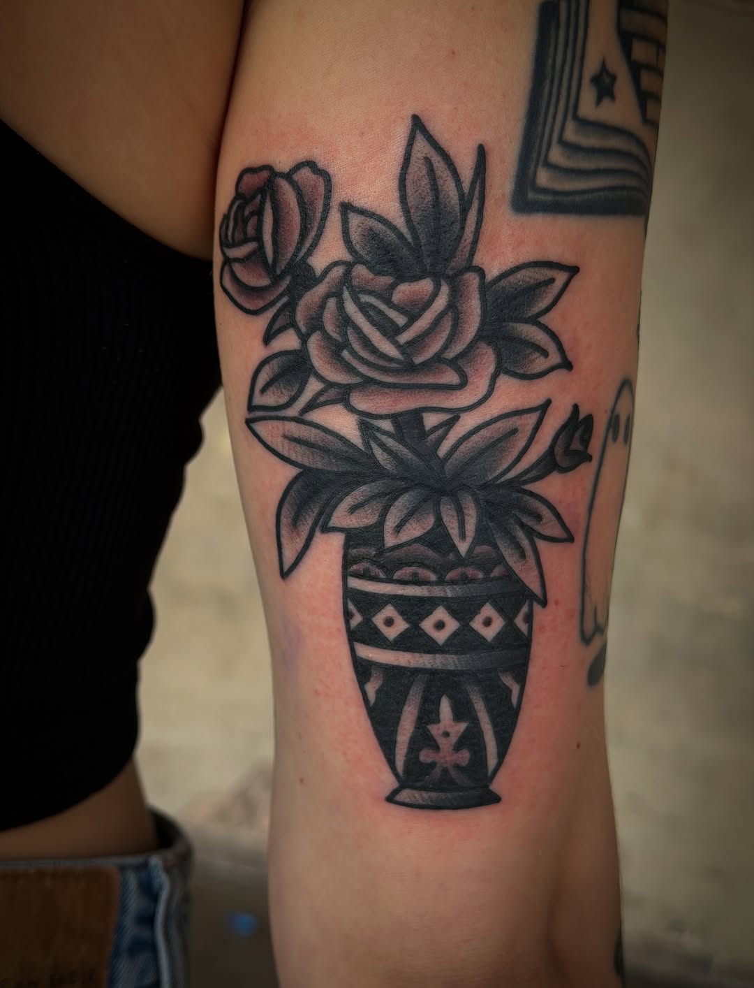 Tattoo by @mccallumtattoo — american_traditional, black_and_grey