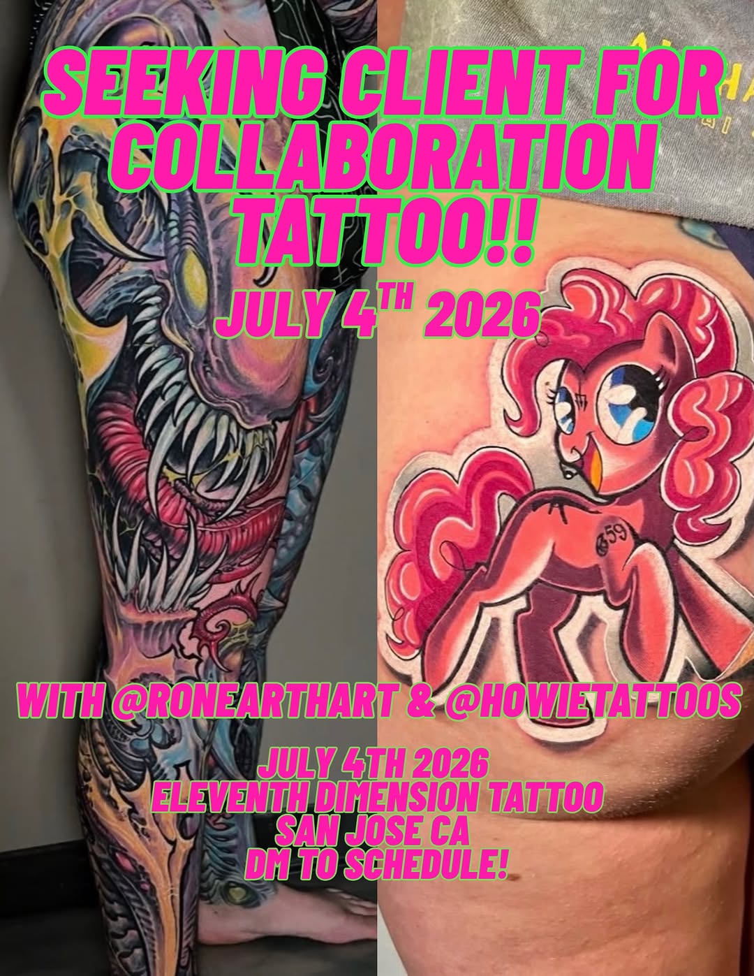 Tattoo by @howietattoos β new_school, trash_polka