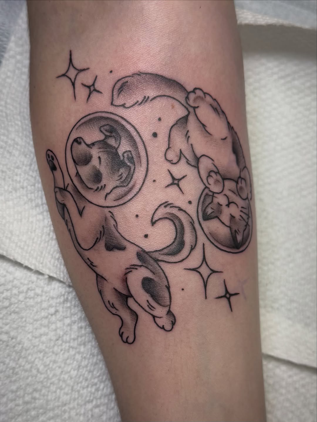 Tattoo by @tattoosbybella — new_school, black_and_grey
