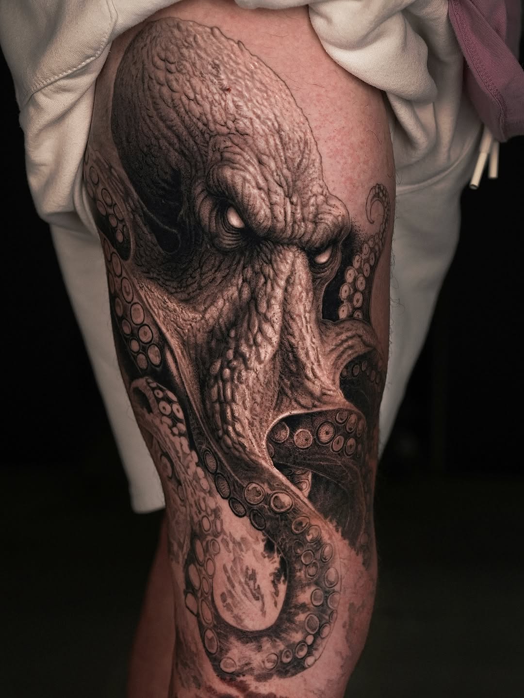 Tattoo by @sumok_tattoo β realism, dark_realism