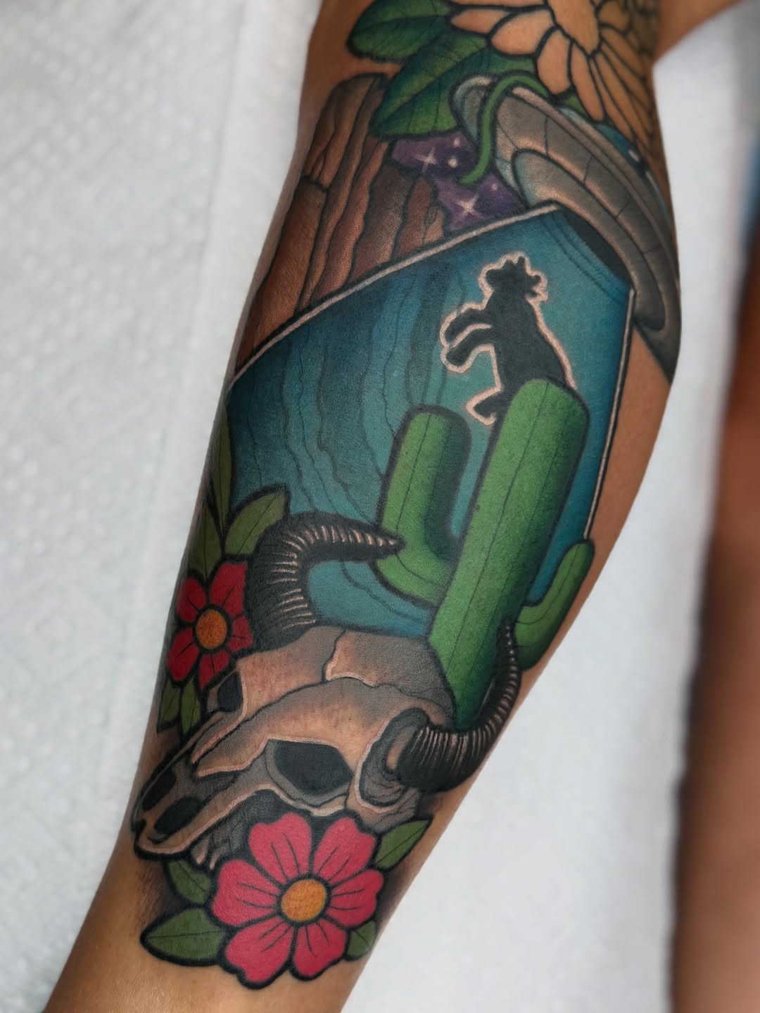 Tattoo by @tony_wayne — realism, new_school