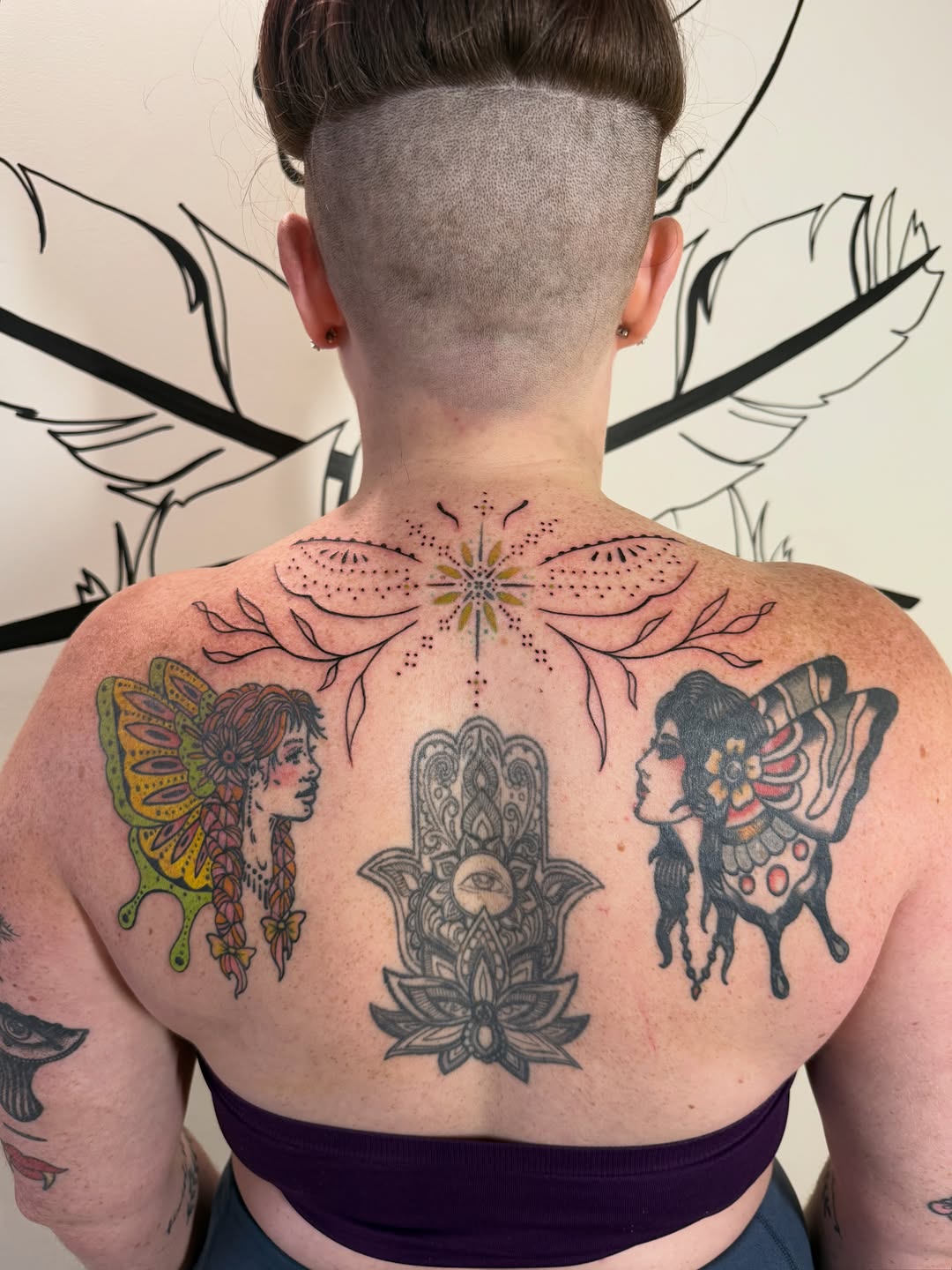 Tattoo by @manuinkatx — black_and_grey