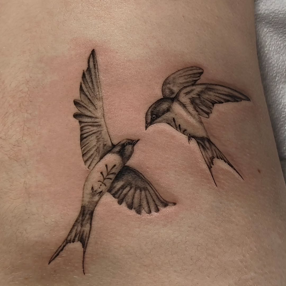 Tattoo by @m3ga.p1xlz — realism, black_and_grey