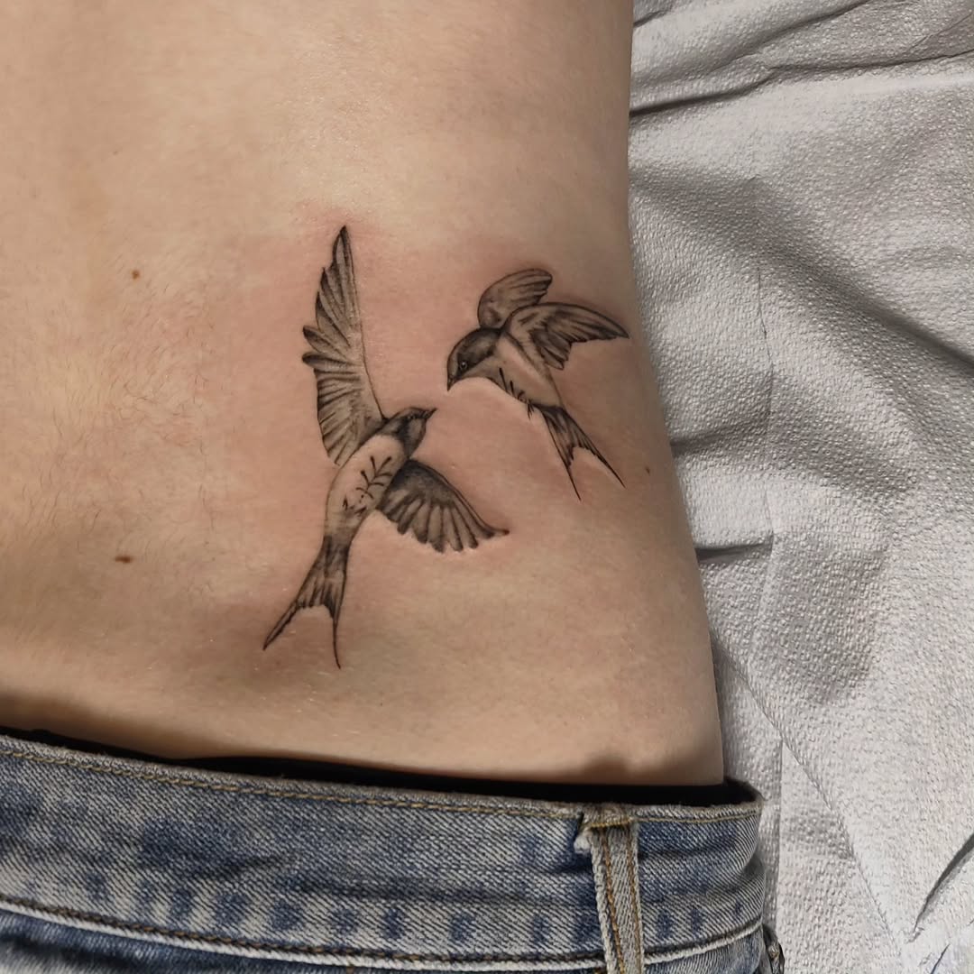 Tattoo by @m3ga.p1xlz — realism, black_and_grey