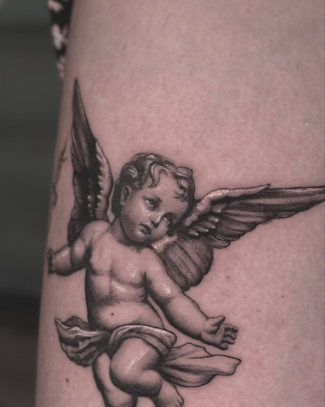 Tattoo by @fabezumi โ realism, black_and_grey