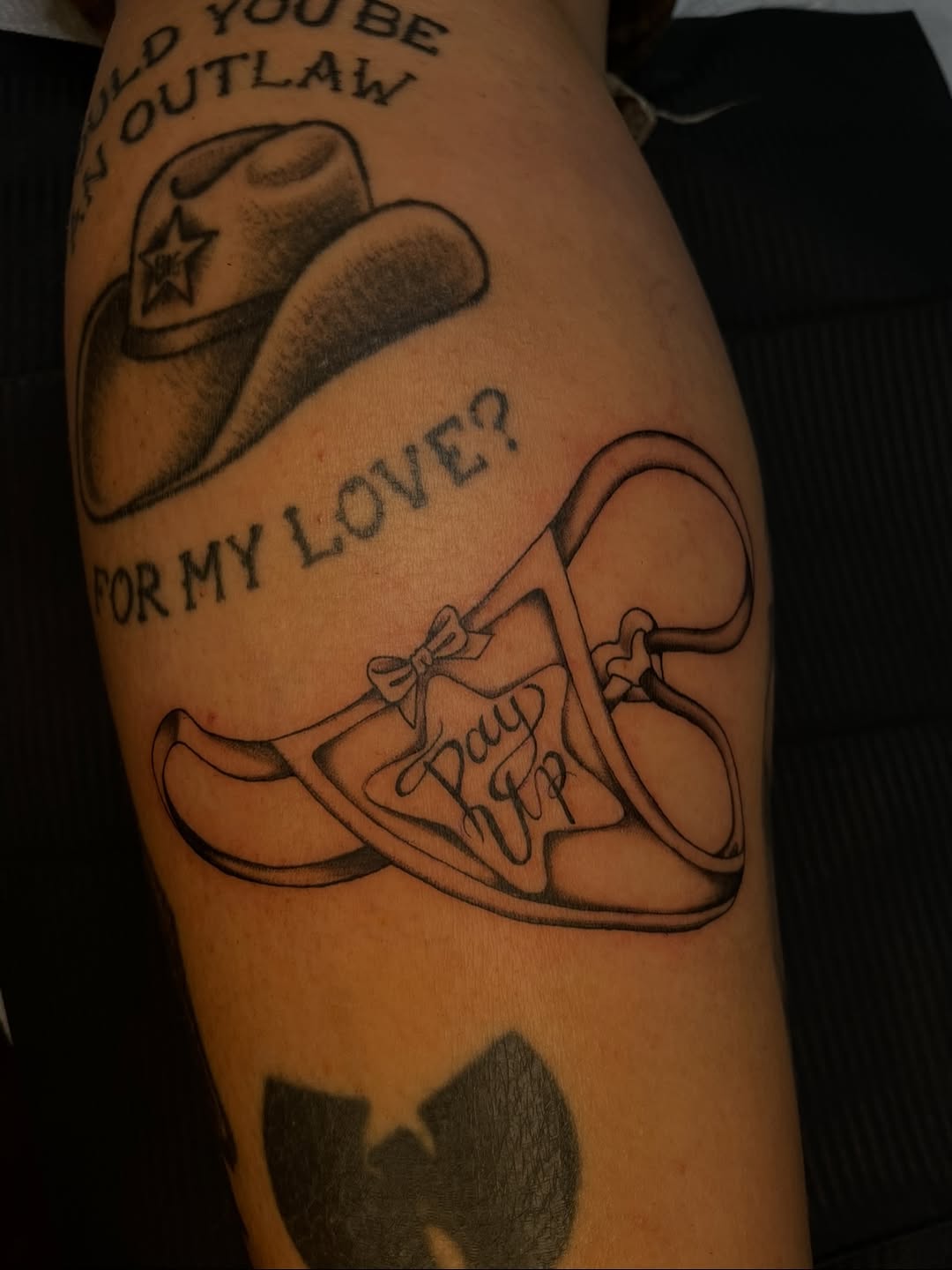 Tattoo by @swamp.blossom ā black_and_grey